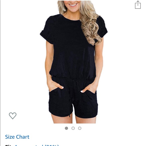 Black romper - Picture 1 of 1